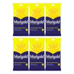 Marigold Extra Life Kitchen Rubber Gloves - Large Pack Of 6 Pairs. Fixed Price $24.99.
