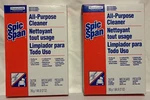 2 Spic And Span Professional All Purpose Powder Cleaner P&g Institution 1999 Nos. Fixed Price $44.77.