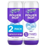 Swiffer Powermop Floor Cleaning Solution With Fresh 25.35 Oz (pack Of 2). Fixed Price $14.69.