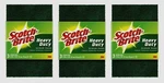 3PK Scotch-brite Scour Pads All-purpose Heavy Duty Absorbent Kitchen 223-10. Fixed Price $19.72.