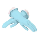 Casabella Aqua Waterblock Premium Dish Gloves Medium Blue Pack Of 1. Fixed Price $19.86.