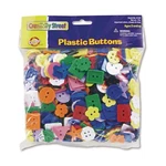 Creativity Street 6120 Button Assortment - Asstd Colors/shapes/sizes (1/PK) New. Fixed Price $21.48.