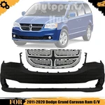 Front Bumper Cover & Grille Assembly For 2011-2020 Dodge Grand Caravan Ram C/v. Fixed Price $333.00.