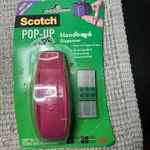 3M Scotch Pop-up Handband One Dispenser Bonus Refills Tape Strips Pink. Fixed Price $24.00.