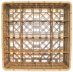 Vollrath TR8 Traex Full Size Beige 16 Compartment 3.25" Glass Rack. Fixed Price $49.98.