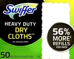 Swiffer Heavy Duty Dry Sweeping (50 Cloths). Fixed Price $29.25.