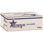 Renown REN16022 Gal. Mic 38 In. X Natural Can Liner - Pack Of 150. Fixed Price $163.98.