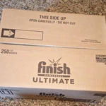 Finish Powerball Ultimate Dishwasher Detergent Tablets Fresh Scent 250 Ct. Fixed Price $60.00.