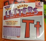 Trend Ready Letters Playful Combo Red 4"H 216/SET T79742 #3). Fixed Price $30.00.