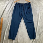 Carhartt Force Womens Short Scrub Pant Navy Elastic Waist Cargo Pocket Medical. Fixed Price $18.99.