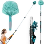Telespro 20 Feet High Reach Cobweb Duster With 5-12FT Pole, Lake Blue. Fixed Price $76.62.