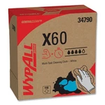 Wypall General Clean X60 Cloths, Pop-up Box, 8.34 16.8, White, 118/BOX. Fixed Price $22.31.