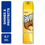 Favor Brilliant Shine Furniture Polish, Fresh Lemon Scent, 9.7 Fl Oz. Fixed Price $8.06.