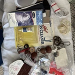 Vintage Faultless Hot Iron Cleaner Leather Buttons Silk Yarn Bias Ripper Sew Lot. Fixed Price $10.99.