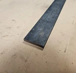 24" Long, X 1/4" Thick, 1.25" Steel Flat Bar, Hot Rolled. Fixed Price $20.95.