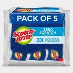 Scotch Brite Non Scratch Scrub Sponge (5 Pack). Fixed Price $23.99.