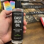Caron & Doucet Cast Iron Seasoning Cleaning Oil 100% Plant-based. Fixed Price $18.99.