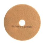 3M Tan Burnish Pad 3400 27" Floor Care Case Of 5. Fixed Price $159.61.
