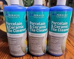 3PK- Miracle Sealants Porcelain & Ceramic Tile Cleaner- Cream CLEANSER-1 Qt Btls. Fixed Price $59.99.