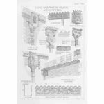 Architecture Tudor Lead Rainwater Heads & Gutters Detail - Vintage Print 1929. Fixed Price $16.13.