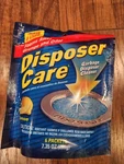 Summit Brands Disposer Care Garbage Disposal Cleaner- Lemon Scent. Fixed Price $12.00.