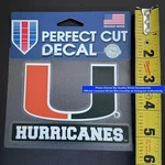 Miami Hurricanes Sticker Decal Window Metal Wood Glass Body University Ncaa. Fixed Price $12.14.