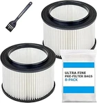 2-PACK 17810 Vacuum W/ Pre-filters For Craftsman 3-4 Gal Wet/dry. Fixed Price $27.99.
