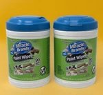 Lot Of Miracle Brands Paint Wipes - Textured Wet 180 Ct Total 12" 6". Fixed Price $24.89.