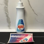 Rare New Vintage Ajax For Dishes 12OZ Brochure Colgate Palmolive Soap 1970S. Fixed Price $119.99.