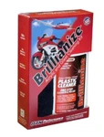 Brillianize Plastic & Glass Cleaning Kit W/ Circular Knit Microfiber Cloth. Fixed Price $167.99.