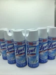 (6) Lysol Sanitizer Disinfectant Spray Spring Waterfall Scent 12.5 Oz Can. Fixed Price $36.99.