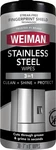 Weiman Stainless Steel Cleaner 30 Count Wipes Anti Fingerprint Removes Grease. Fixed Price $7.61.