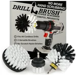 Drillbrush Car Detailing 2IN, 4IN, 3.5IN Corner Brush, Automotive Soft White. Fixed Price $45.66.