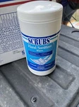 Itw Dymon 90985 Scrubs Hand Cleaner Wipes (expired) 6 Tubs 2-CASES. Fixed Price $40.00.