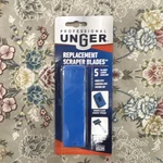 Unger Professional Replacement Scraper Blades Carbon Steel Blue 5-PACK. Fixed Price $13.00.