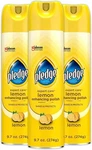 Pledge Enhancing Polish, Furniture & Wood Spray, Lemon Scent, 9.7OZ (pack Of 3). Fixed Price $24.20.