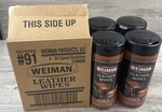 4 Pack Weiman Leather Cleaner & Conditioner Wipes With Uv Protection 30. Fixed Price $39.95.