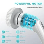 Fartvolus Electric Spin Scrubber Cordless Brush 8 Replaceable - Gray/white. Fixed Price $32.46.
