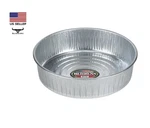 Behrens 12-QUART Utility Oil Drain Pan Steel Container, Livestock Dish. Fixed Price $31.37.
