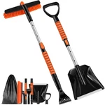 Odoland 35" Extendable Ice Scraper Snow Brush Shovel Car Truck Suv Windshield. Fixed Price $56.79.