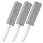 3 Pack Pumice Stone For Toilet Bowl Cleaning With Handle, Scouring Stick Remo.... Fixed Price $13.72.