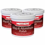 3 Jars Mothers Mag Wheel Aluminum Polish All Metals Shine Protect Car Truck 5OZ. Fixed Price $29.95.
