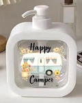 Happy Camper Hand Soap Dispenser Classic Retro Rv Van Design Plastic Bath New. Fixed Price $15.27.