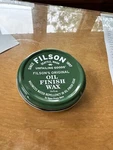 Filson, Filson's Oil Finish Wax, New Tin, No Color, 1-1/8OZ, #20278928. Fixed Price $11.99.