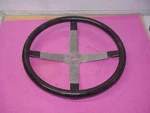 Vintage 17" Chrome Sprint Car 4 Spoke Steering Wheel Ratrod Schroeder Rare!!!!!!. Fixed Price $450.00.