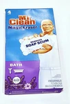 Mr. Clean Magic Eraser Bath White Scouring Pad Removes Soap Scum Lavender Scent. Fixed Price $8.99.