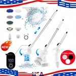 8 1 Electric Spin Scrubber Cordless Power Cleaning Brush Rechargeable Cleaner. Fixed Price $49.99.
