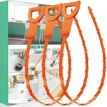 Arctic Eagle Drain Snake Hair Clog Remover - 3 Pack Shower Orange. Fixed Price $11.75.