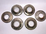 Antique Car Door Window Escutcheon Plates Set Of 6. Fixed Price $49.95.