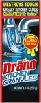 Drano Kitchen Granules Remover, Destroy Tough Clogs, 8.8 Oz. Fixed Price $21.17.